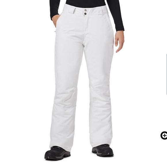 columbia white snow pants